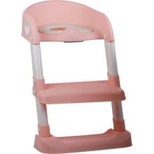 TRYCO Redukce na WC se schůdky Pink