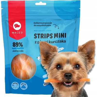 MACED Chicken and fish strips pochoutka pro psy 500 g
