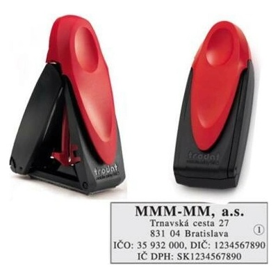 Trodat Mobile Printy 9413 58x22mm odtlačok modrý TR009414