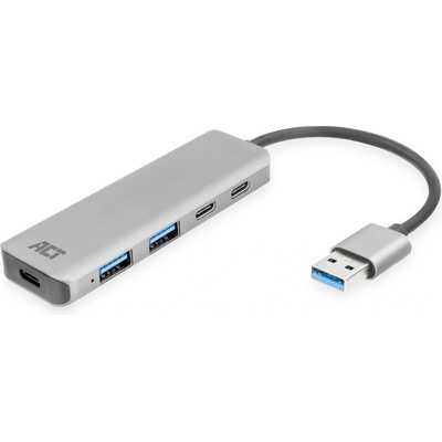 ACT ac6125 4-портов usb3.0 hub Сив (ac6125)