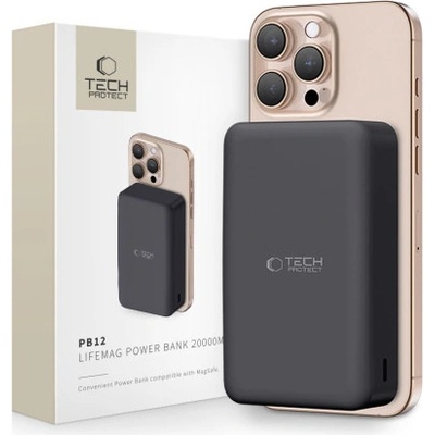 Tech-Protect PB12 20000mAh čierna