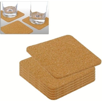 GM Corporation prostírání korkové 6 ks 96x96 mm čtverec