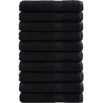 vidaXL Премиум кърпи SOLUND 10 бр черни 100x200 см 600 gsm (137439)