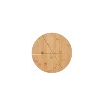 Kinghoff Дъска за рязане на пица Kinghoff KH 1565, 35 см, 6 парчета, Бамбук (KH 1565)