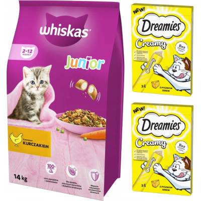 Whiskas Junior granule s kuřecím pro koťata 14 kg