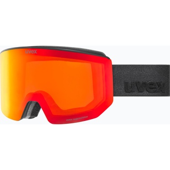 uvex Скиорска маска Uvex Lace Attract FM black matt/mirror red