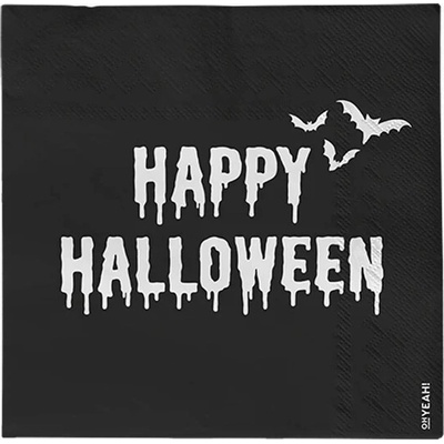 Oh Yeah! Papierové servítky Happy Halloween 33x33 cm 20 ks