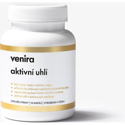 Venira aktivní uhlí 90 kapslí – Hledejceny.cz