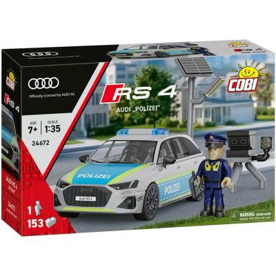 Cobi 24672 Audi RS4 Polizei, 1:35, 153 k, 1 f
