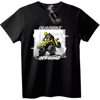 NOONEBRAND Тениска Четириколка Извънпътна - XXS, Black