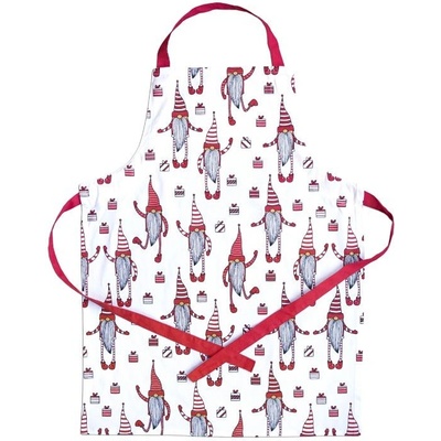 Scanquilt zástěra Dekoro elfici bíločervená