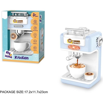 RKToys Dětský kávovar modrý se světlem a zvukem