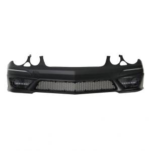  Предна броня за Mercedes W211 E-Class (2006-2009) - AMG Design с LED светлини (PX-GZ2-141)