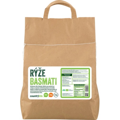 Country Life Bio Rýže basmati 5 kg