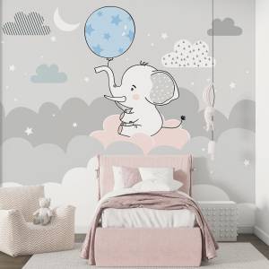Art Gift Decor Фототапет Слон с балон