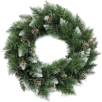 Aga Vianočný veniec 50 cm Diamantový