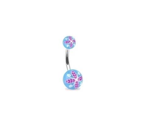 Piercing pupíku 1108 Blue