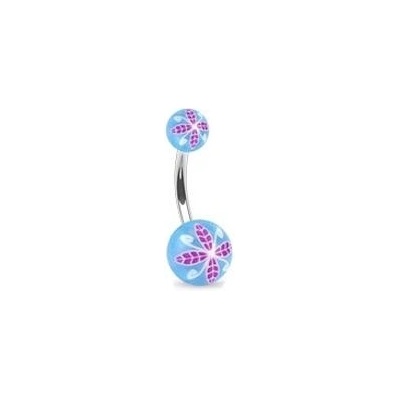 Piercing pupíku 1108 Blue