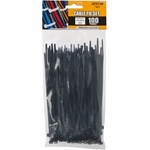 HANDY Тел за подвързване - 05415 (150x3, 6mm, черен, 100pcs) (05415)
