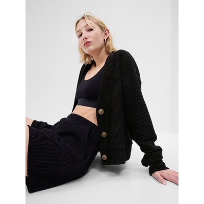 GAP Памучна жилетка GAP GAP | Cheren | ЖЕНИ | XXL