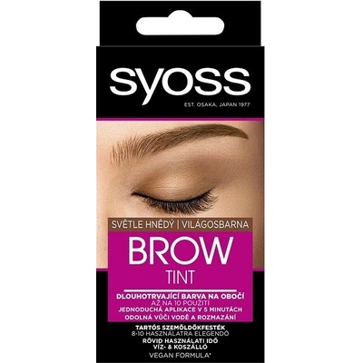 Syoss Brow Tint barva na obočí Light Brown 10 ml – Zbozi.Blesk.cz