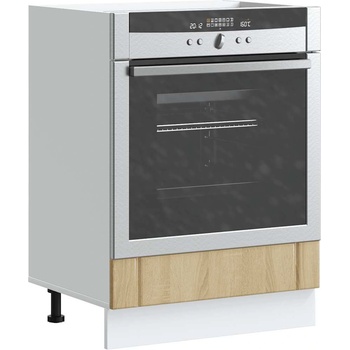 vidaXL Шкаф за фурна, Lucca, дъб сонома, инженерно дърво (853760)