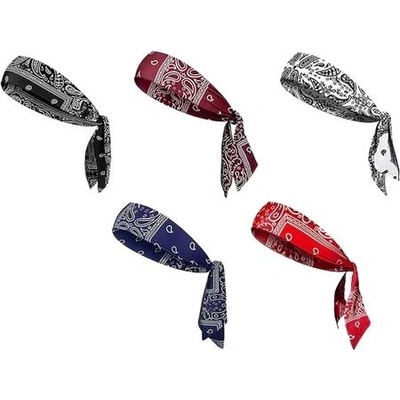 6ks Dámské široké elastické sportovní gumičky do vlasů Vícebarevné tenké gumičky do vlasů pro jógu – Zboží Dáma