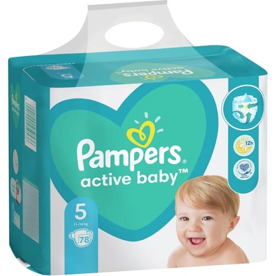 Памперси Pampers Active Baby 5 (11-16 кг. ) - 78 броя