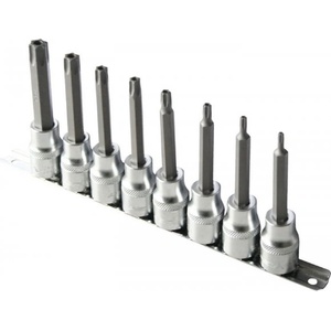 ASTA TOOLS Комплект битове torx с 1/4" отвор 8 бр 100 мм 12709 (bit set-8 1/2" t)
