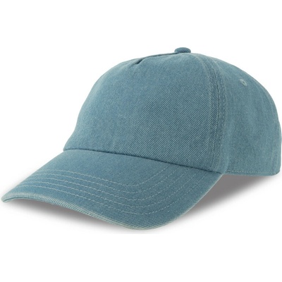 Atlantis Headwear K Iraya 5 panelová denim COT330304e7799 light denim Modrá denim světlá