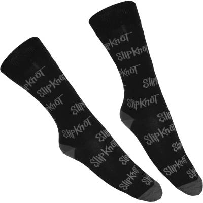 ROCK OFF чорапи Slipknot - AOP Logos - BL - ROCK OFF - SKSCK13MB