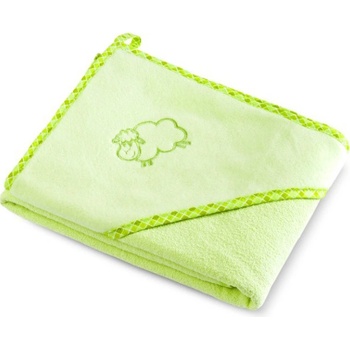 SENSILLO Dětská osuška Ovečka 80x80 cm šedá
