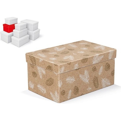 MFP Paper Krabice dárková vánoční B-V008-D 22x14x11cm