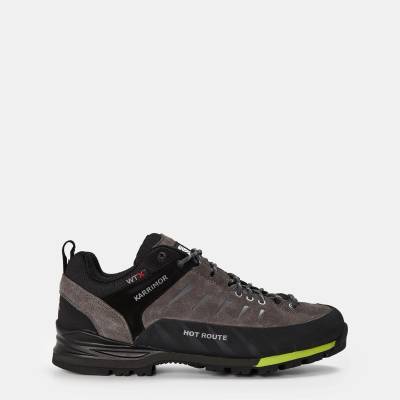 Karrimor Мъжки обувки Karrimor Hot Route Waterproof Walking Shoes Mens - Charcoal/Lime