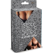 Sexy dievčatá a chlapci hracie karty