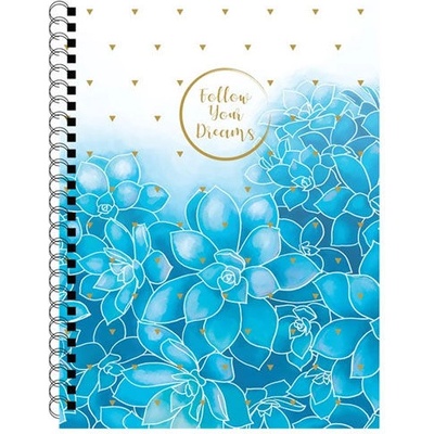 Тетрадка Karton Succulent A5 60л. сп. , меки к. ред (A5 60)