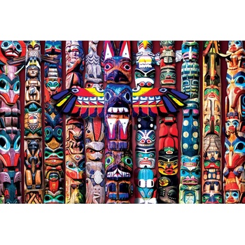 Image 1 of EUROGRAPHICS - Puzzle Totem Poles - 1 000 piese