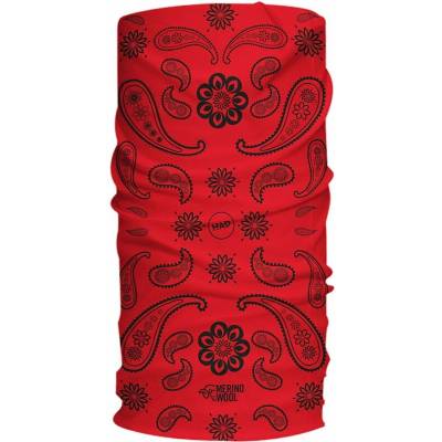 H.A.D. Merino India Paisley Red