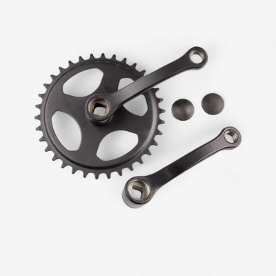 BTWIN Jednoprevodník 34 zubov s kľukami 114 mm