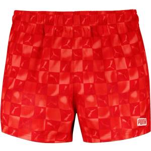PUMA Бански гащета Puma 701237071 swimming shorts - Red (Red Glamour Combo)