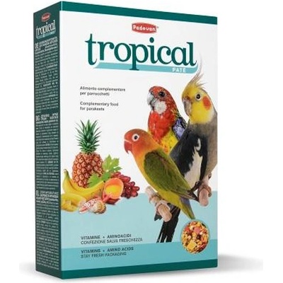Padovan Tropical Pate Тропически плодове за средни папагали 700gr