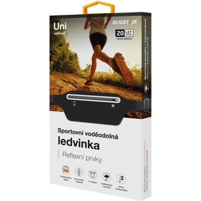 Športová ľadvinka Aligator - čierne