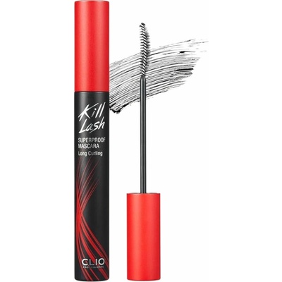 Clio Kill Lash Superproof Mascara Volume Curling Riasenka pre natočenie a zväčšenie objemu rias 7 g