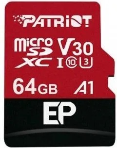 Patriot microSDXC 64GB C10/U3/V30/A1 PEF64GEP31MCX