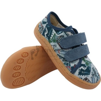Froddo detské barefoot plátenky G1700379-12 light blue