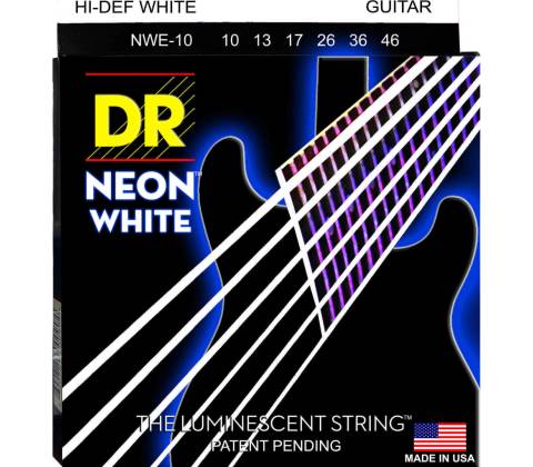 DR Strings NWE-10 White