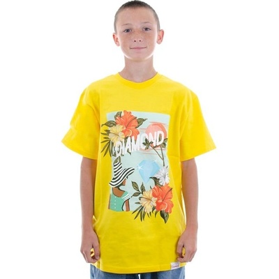 DIAMOND triko Trade Winds Tee Yellow YEL