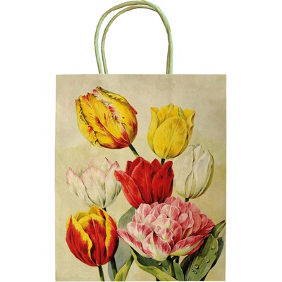Dárková papírová taška Yellow Spring Flowers Tulip