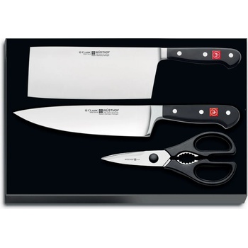 Image 1 of WÜSTHOF Комплект ножове CLASSIC, 3 бр. , с ножица, Wüsthof (WU9285)
