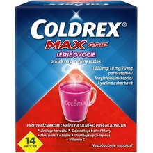 Coldrex Maxgrip Lesné ovocie plo.por. 14 x 7,6 g